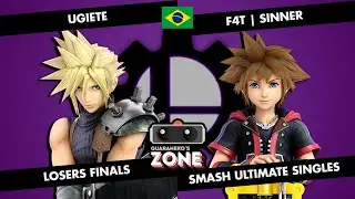 GUARANEKO'S ZONE #29 LOSERS FINAL - Ugiete (Cloud) VS. Sinner (Sora) - SSBU BRASIL - Smash Ultimate