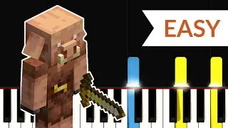 Pigstep - Minecraft OST (EASY Piano Tutorial)