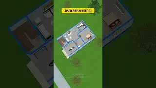 20 by 36 house plans 3d 🥀 #erarman #home #shortfeed #homedesign #homeplans #construction