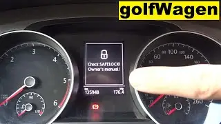 VW Golf 7 SafeLock disabled