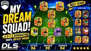 MAXED OUT Ultimate Squad! 96 Overall Team Showcase | Dream League Soccer