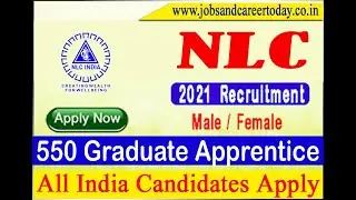 NLC Recruitment 2022 &ndash; 550 Graduate & Technician Apprentice ▶ Apply Online#JOB #RECRUITMENT #CAREER