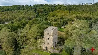Vista dall'alto | Castel Giorgio (TR) | Torre di avvistamento ristrutturata con belvedere