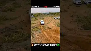 Isuzu D-Max vs Toyota Hilux OFF ROAD TEST 🔥✅