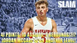 Jordan McCabe is ON ANOTHER LEVEL! DROPS 41-10-7 with EASE!