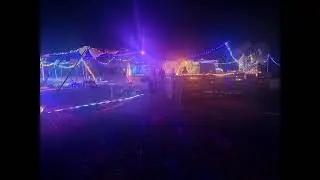 A real camp in the Arizona desert! So many lights! 