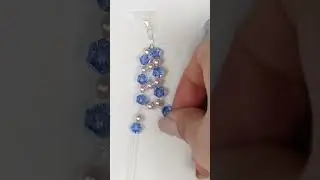 DIY Easy Beaded Bracelet ✨ #diy #howto #jewelrytutorial #easyjewelry #easybracelet #fyp
