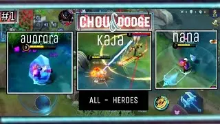 CHOU DODGE PRACTICE, ALL IMMUNE HERO - MOBILE LEGENDS