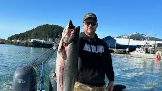 Silver (coho) fishing in Wrangell, Alaska