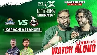 🔴 LIVE | Lahore Qalandars vs Karachi Kings PSL X | PSL Playoffs Eliminator 1 | PSL Live Watch Along