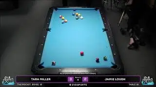 TARA MILLER vs JAMIE LOUGH - THE POCKET - TABLE 19 | EvoSports