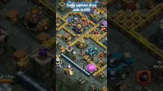 All walls to lvl15....#coc #clashofclansvideos #clashofclans #clashofclan #goblinmaps