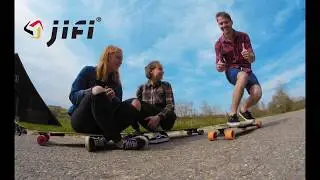 jifi 39' Electric Skateboard With Dual Hub Motor