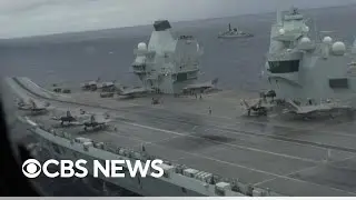 NATO warship prepares for conflict with Russia