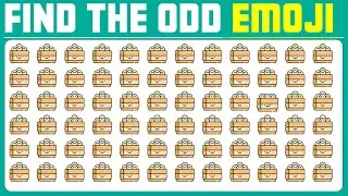 Challenge Your Observation Skills! Can You Find the ODD Food Emoji Out? | Emoji Quiz!  EP:240
