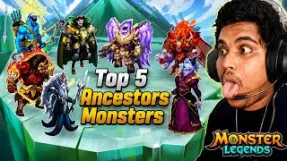 Top 5 Strongest Ancestors Monsters 😱 | Monster Legends Hindi