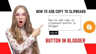 Add copy to clipboard button in blogger