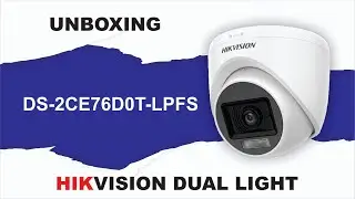 Hikvision Dual Light Dome Camera Unboxing | DS-2CE76D0T-LPFS | Info Tech