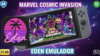 😱 MARVEL COSMIC INVASION FINALMENTE NOS EMULADORES! 🔥🎮 EDEN Emulador de Nintendo Switch  TESTE CO