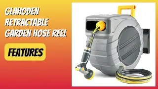 REVIEW (2026): GLAHODEN Retractable Garden Hose Reel. Features