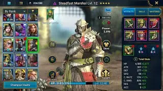 Let's Play RAID: SHADOW LEGENDS DAY 217 STEADFAST MARSHAL (Android Gameplay)
