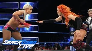 Бекки Линч против Алексы Блисс — женский матч за чемпионство SmackDown: SmackDown LIVE, 13 декабр...