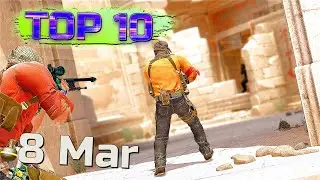 Top 10 FACEIT plays - Mar 8, 2023 / CS:GO PRO Highlights