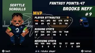 EFL:2-15- Pittsburgh Stingers (2-0) Edge Seattle Seagulls (1-1) -41-37- Legend Bowl -Week 2