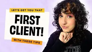 How to get Graphic Design Clients (and get paid what you're worth!!)