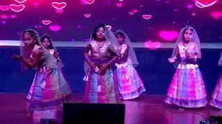 Charming Nepali Dance by UKG Girls | Lakshmi Memorial Annual Day 2025-26