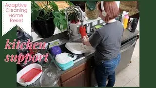 Making Dishes Easier - Day 2 Adaptive Cleaning Home Reset