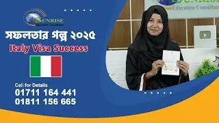 Study in Italy | How She Secured  Italy Student Visa for Bachelor&rsquo;s| Sunrise Education Consultants