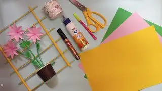 diy easy wall decor #mona art & craft world 💜