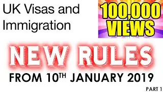 NEW CHANGES IN UK IMMIGRATION RULES 2019 |SPOUSE VISA|WORK VISA|TIER 4|TIER 5|ASYLUM SEEKERS PART-1