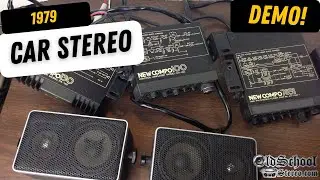 Vintage 1979 Fujitsu Ten New Compo Car Audio System DEMO - OldSchoolStereo.com