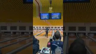 First 300 game in a wooden bowling alley🪵🎳 #bowling #300game #viral #shorts #pbatour