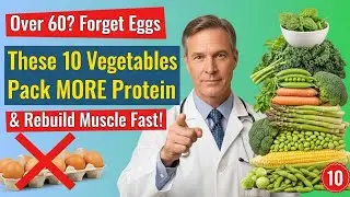 Over 60? Forget Eggs &ndash; These 10 Vegetables Pack MORE Protein & Rebuild Muscle Fast! | senior health