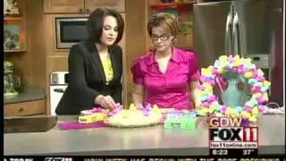 The Quirky Crafter makes a Peep wreath