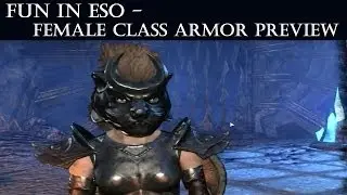 ESO Female Race Armor Preview (The Elder Scrolls Online)