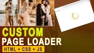 Create your own Page Pre-loading (HTML, CSS & JS) (No-jQuery Needed)