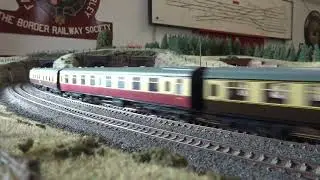 B.M.Rly.S: The BACHMANN is, No.6990 &lsquo;Witherslack Hall&rsquo;, was running on OO Gauge Layout. (V3)