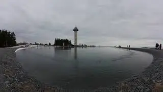 Sauerland in 360&deg; &ndash; Blick vom See auf den Hochheideturm -Januar 2026