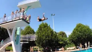 Jochen & Lothar am Sprungturm