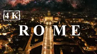 Rome from Above - A Drone Flight Over the Eternal City 4K
