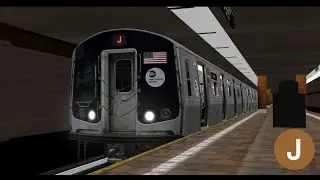 OpenBVE - R179 J Train Detour to Broad St Front View