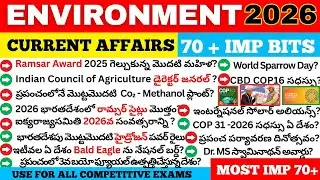Environment Current Affairs 2026 70+ important Bits
