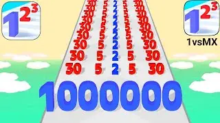 Satisfying Mobile Gameplay 101 Levels Latest Update : Number Master, Brick Builder,Number Run, 1vsMX