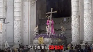 |4K| NAZARENO DE LA OBEDIENCIA BAJADA CATEDRAL | SÁBADO DE PASIÓN 2025 | AM ECCE MATER