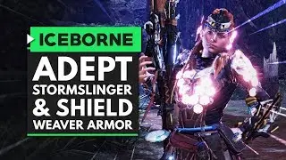 Monster Hunter World Iceborne | Crazy New Adept Stormslinger Bowgun Mod & Shield-Weaver Armor