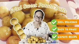 Fried Sweet Potato Balls (KAMOTE RECIPE!!)